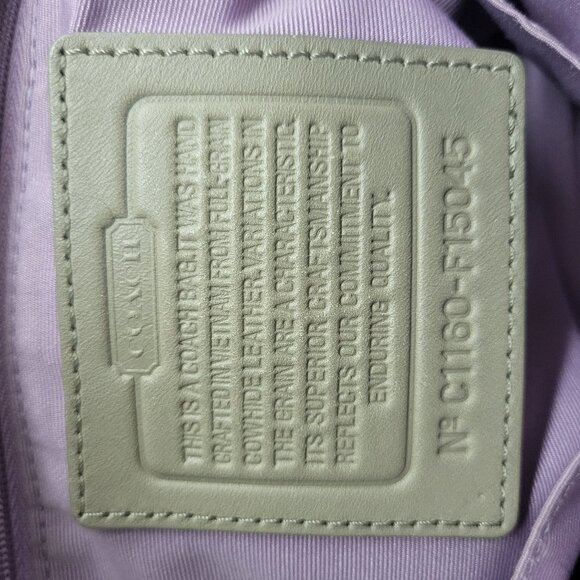 Coach F15045 Soho Pleated Large Shoulder Tote Bag & Wallet in Pewter Metallic - Picture 4 of 11